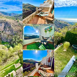 Axarquia , Frigiliana, Terraza Privada Con Vistas A La Montana Rio Y Al Mar Appartement Frigiliana